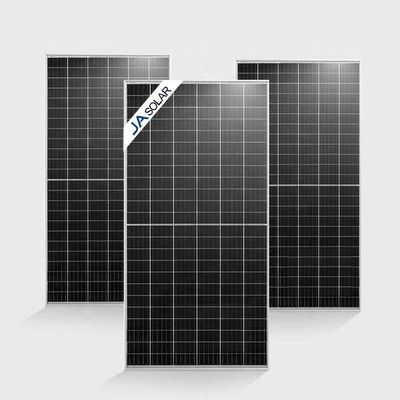 610W JA Mono MBB demi-cellule de type N Bifacial Double Glass PV Module Panneau solaire 4mm 2 IEC