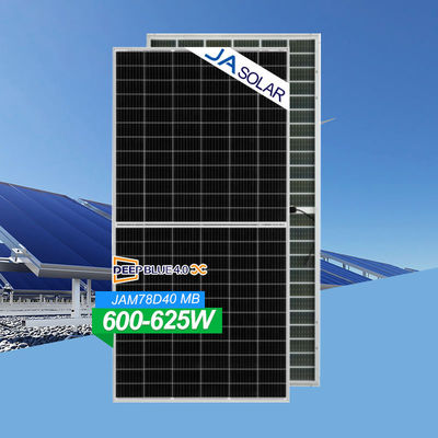 Module mono à demi-coupe en verre bifacial de type JA N 615W 620W 625W