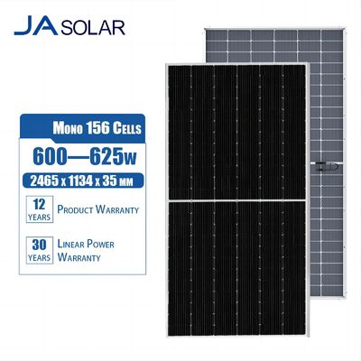 Charge éolienne 2400Pa TOPCON Panneaux solaires 600W 605W 610W 615W 590W 595W Mono bifacial N type