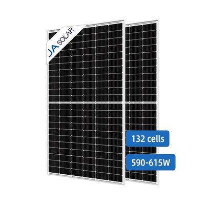 JA Système solaire Plaque mono panneau 590W 595W 600W 605W 610W 615W à 22,80% de l'efficacité du panneau
