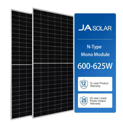 JA Solar Deepblue 4.0 16BB Panneaux de cellules solaires de type N Bifacial 630W 625W 620W 615W 610W