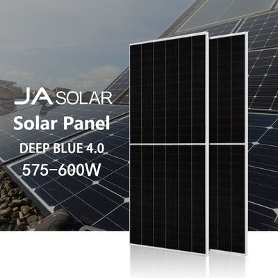 Cadre en alliage d'aluminium anodisé 600W panneaux solaires bifaciaux JAsolar pour le système de réseau