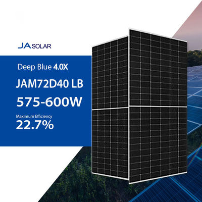 JA Modules solaires monofaciaux bifaciaux de type N 575w 580w 585w 590w 595w 600w