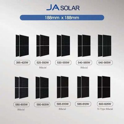 Jam72D40 Lb Deep Blue 4.0X Panneau solaire 600W avec cadre en alliage d'aluminium anodisé