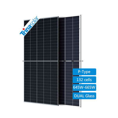 Panneau solaire personnalisé Trina 645W 650W 660W avec 22,5% et MC4 EVO2/TS4* Connecteur
