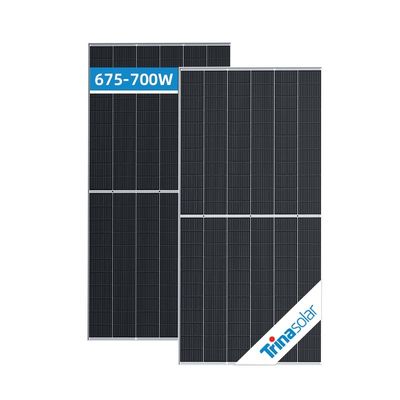 TSM-DEG21C.20 645-665W Panneau solaire bifacial à double verre avec boîte de jonction IP68