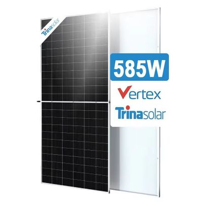 Panneau solaire AR recouvert de verre renforcé par la chaleur 565-585W