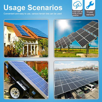 Cadre en alliage d'aluminium anodisé Longi 550W Panneaux solaires de niveau 1 pour la production d'énergie durable
