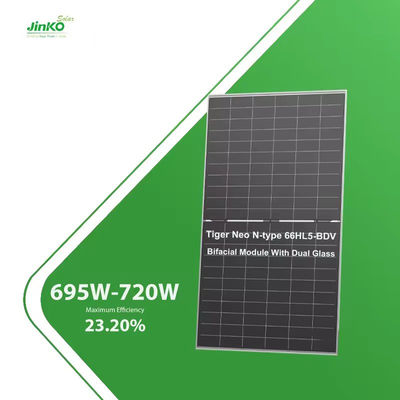 Classe IEC C demi-cellule 700W PERC mono module photovoltaïque solaire de niveau 1 Panneaux solaires 680W 690W 700W 800W