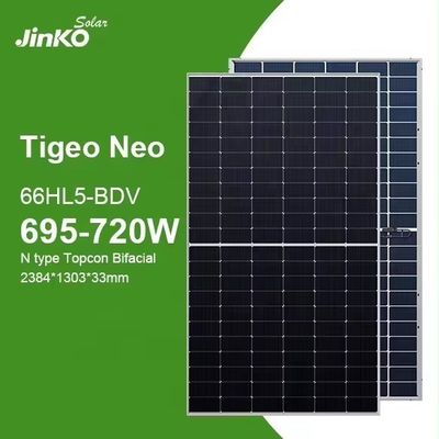 Module photovoltaïque Topcon commercial de type N 720W 715W 710W 705W 700W Jinko Module solaire Tiger Neo