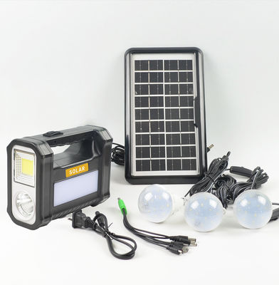 Vente à chaud batterie générateur solaire système d'éclairage Kit de camping en plein air Pêche coupure d'alimentation électrique maison alimentation d'urgence