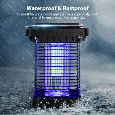 ABS Shell Solar Mosquito Bug Zapper Lumière Zapper à moustiques solaire rechargeable