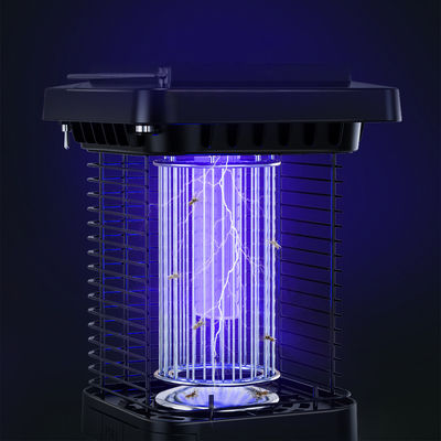 1300V USB rechargeable alimenté par l' énergie solaire Bug Zapper Lanterne Mouchard Zapper Lamp UV Froid Blanc