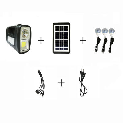 Kit d'éclairage solaire compact hors réseau avec ampoule à LED