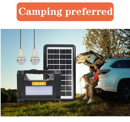 Système d'éclairage solaire mobile pour camping en plein air