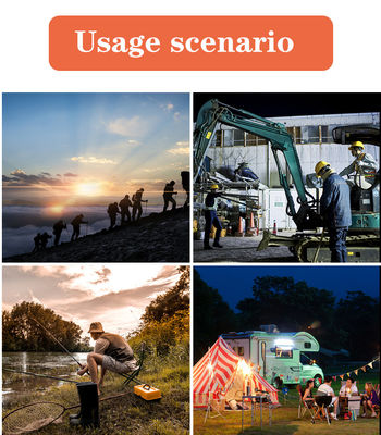 Système d'éclairage solaire mobile pour camping en plein air