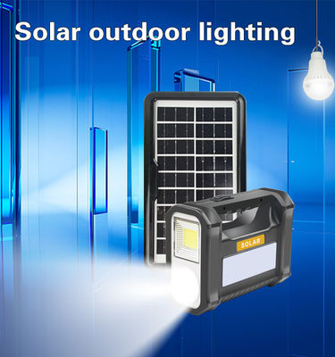 Système d'éclairage solaire pour la maison personnalisé Kit d'éclairage de panneaux solaires en silicium polycristallin