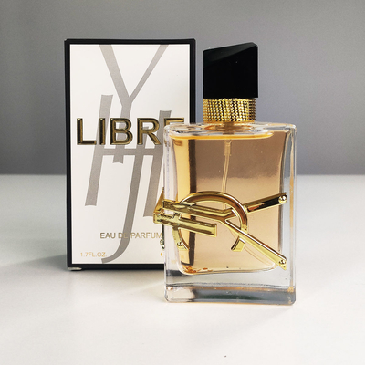 Eau de Parfum 50ml pour Femme - Fleur d'Oranger - Parfum Voluptueux et Durable avec Vaporisateur et Flacon Transparent