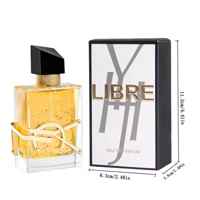 Parfum naturel et durable populaire Bouteille en verre de haute qualité douce et élégante Eau de parfum floral pour femmes